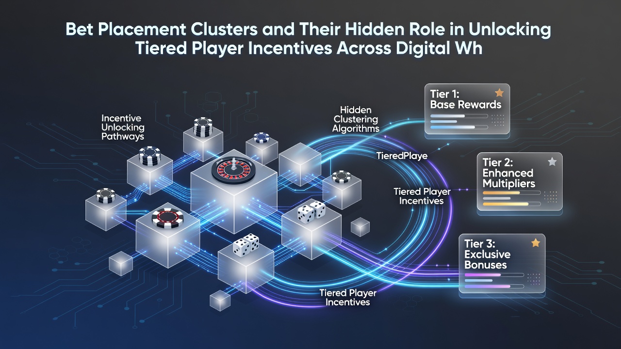 Analytics dashboard displaying bet cluster patterns and corresponding tiered incentive progress on a digital wheel platform