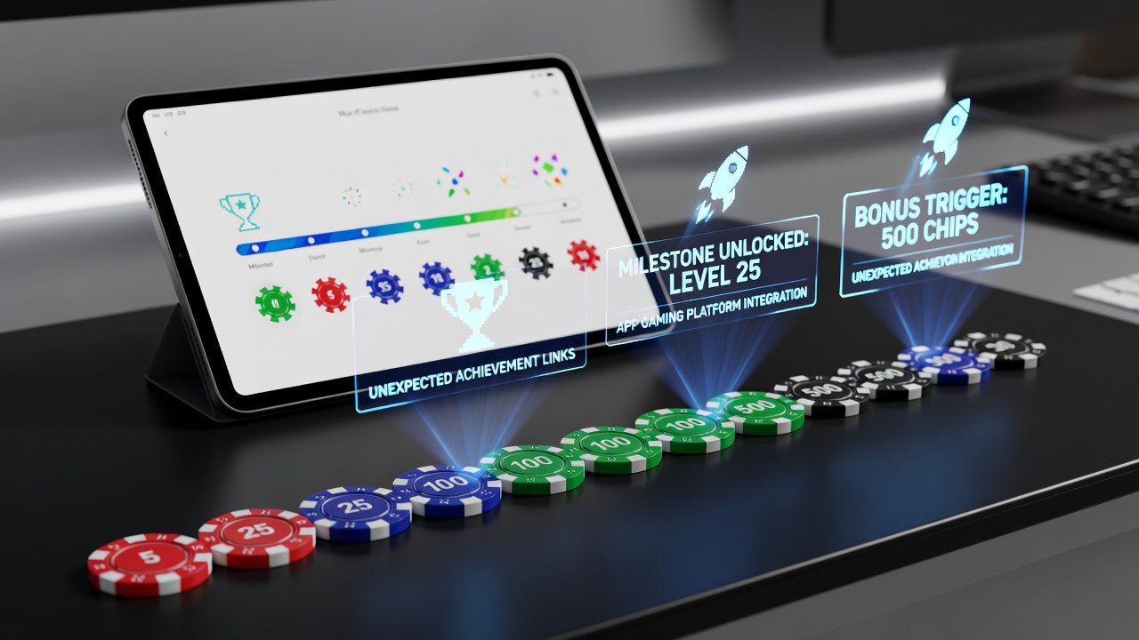 Standard roulette chip colors arranged on a felt table showing white, red, blue, and green denominations